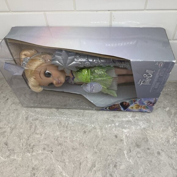 Disney Tinker Bell Doll – Disney 100 Edition – Wand & Wings – New in Box – 12” - Picture 6 of 7